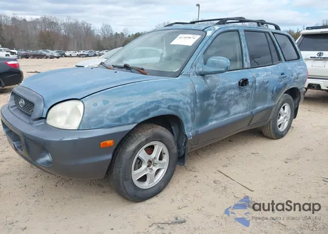 2002 Hyundai Santa Fe Gls/Lx from USA, damaged, VIN KM8SC13D82U241929